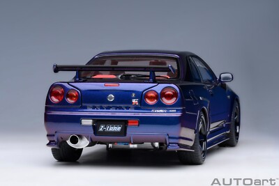 AUTOart R34 GT-R Z-tune ミッドナイトパープルIII AUTOart 1/18 Nissan Skyline GT-R (R34) Z-tune (Midnight