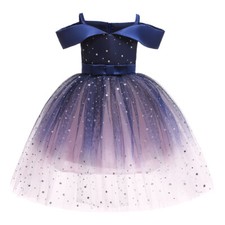 Flower Girls Princess Tutu Dress Formal Bridesmaid Wedding Pageant Party Gown