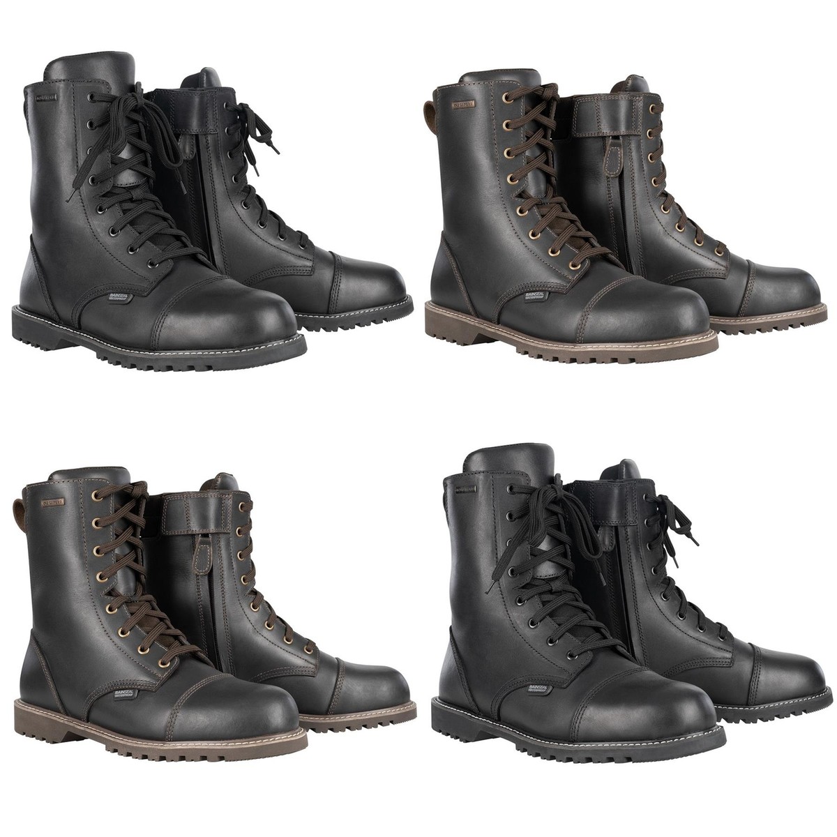 Oxford Merton Mens Motorcycle Boots Waterproof Cruiser Motorbike Biker  Boot