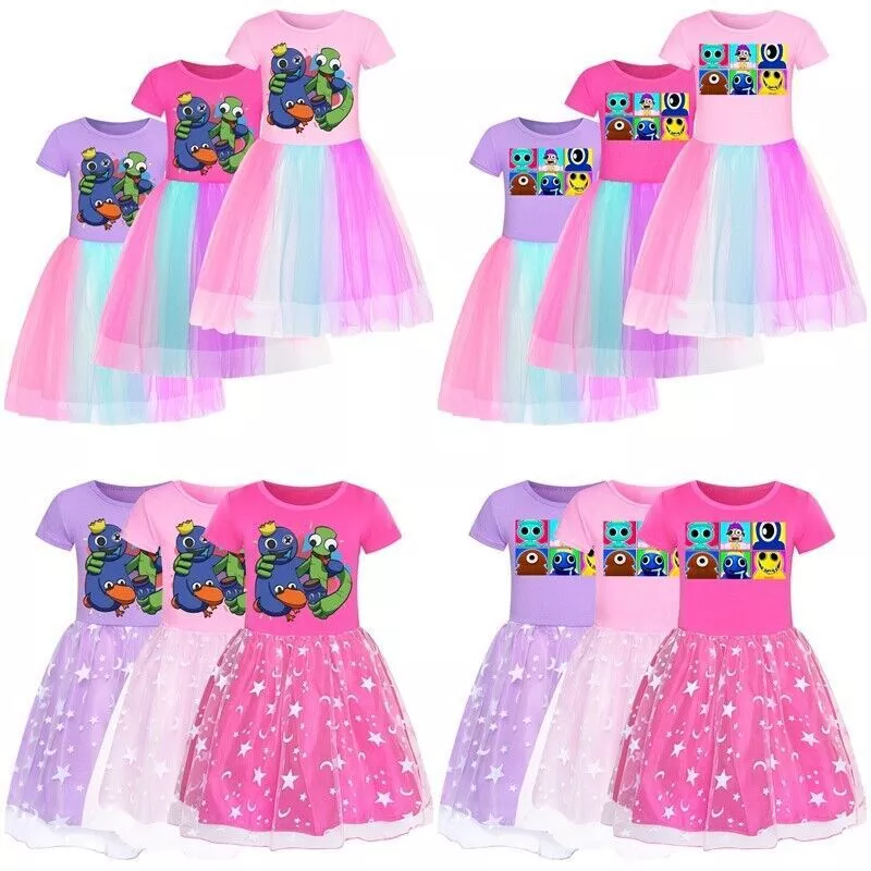 Girls Rainbow Friends Dress 