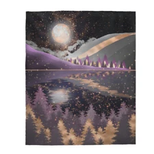 Velveteen Blanket Shimmering Lake Supersoft