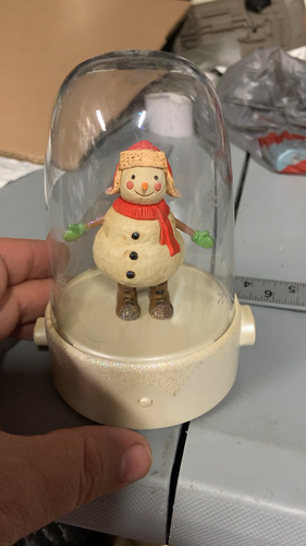 2008 Hallmark XAG5056 Snowman Happy Tappers Ornament - Video 1 of 1