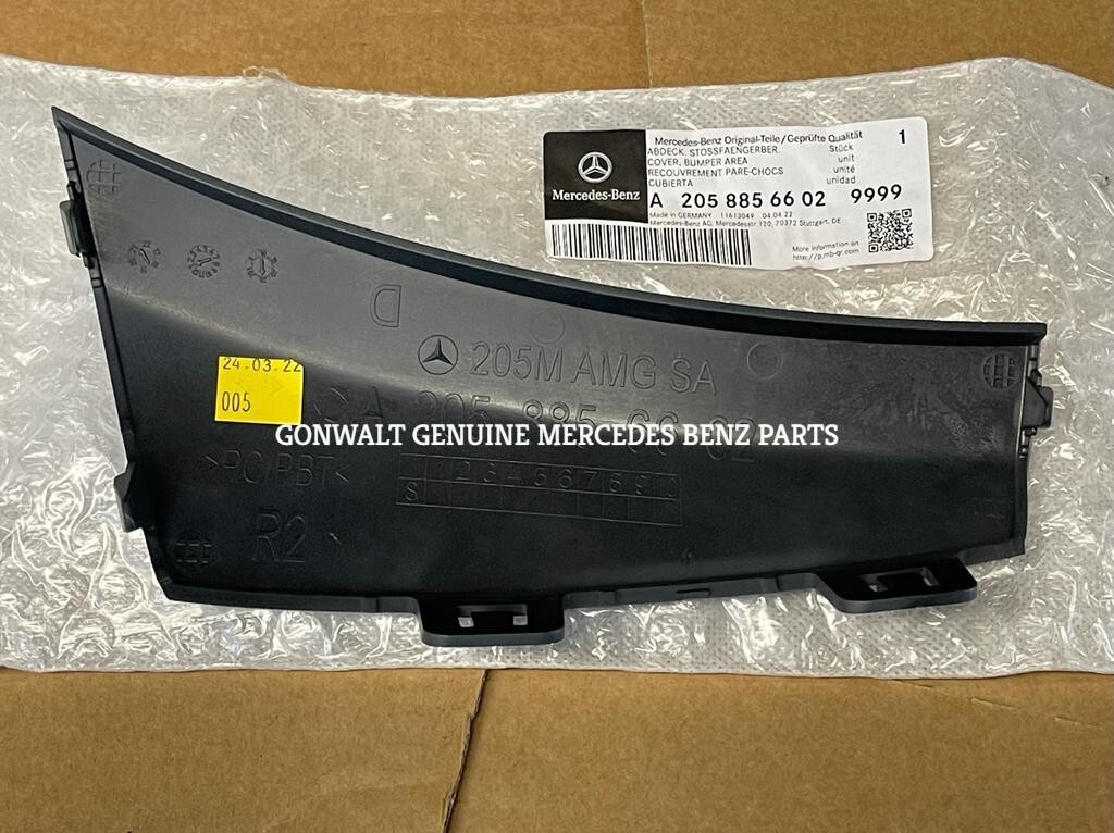 Mercedes Benz C300 C43 AMG Front Bumper Grille-Side Trim Right OE