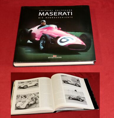 Maserati , Die Renngeschichte , Anthony Pritchard Buch Rennwagen Sportwagen