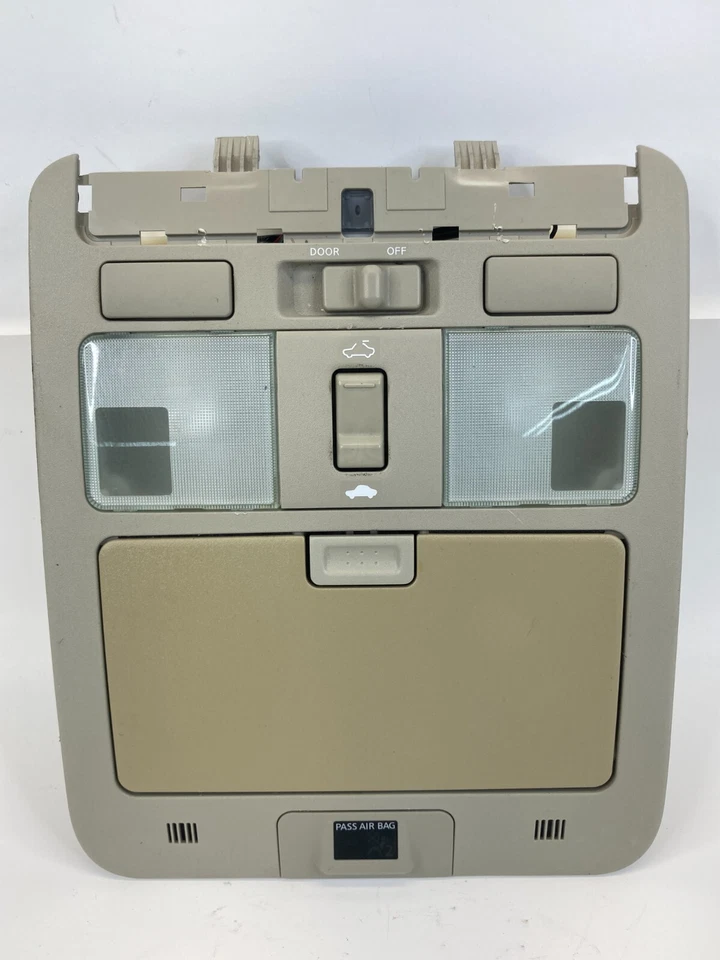 2006 2007 Infiniti M35 M45 Roof Overhead Console Dome Map Light w Sunroof Switch Foto 3 de 4