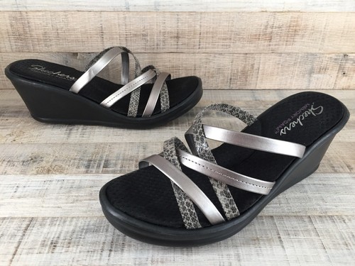 skechers memory foam wedge