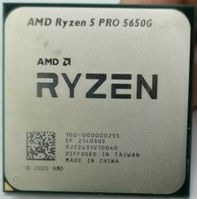 AMD Ryzen 5 PRO 5650G 6Core 12T 3.9 GHz Desktop 65W AM4 CPU Processor R5 5650G