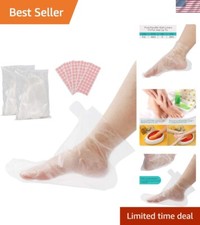 200-Pack Paraffin Bath Liners for Effective Foot Therapy Treatments
