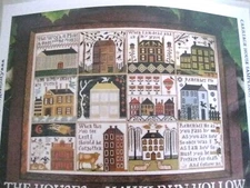 Houses Of Hawk Run Hollow Cross Stitch Chart Pattern Carriage House Samplings BN