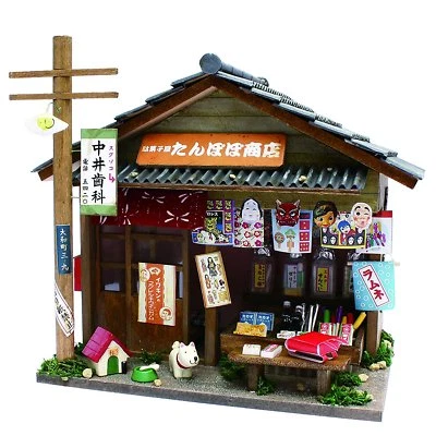 8532 Billy Handmade Dollhouse Japanese Snack Shop Showa Series