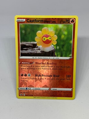 Castform Sunny Form - 022/198 - Reverse holo - Chilling Reign - Pokemon Card  