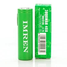 IMR 20700 Rechargeable Battery 3000mah * Max Discharge 40A * Continuous 30A
