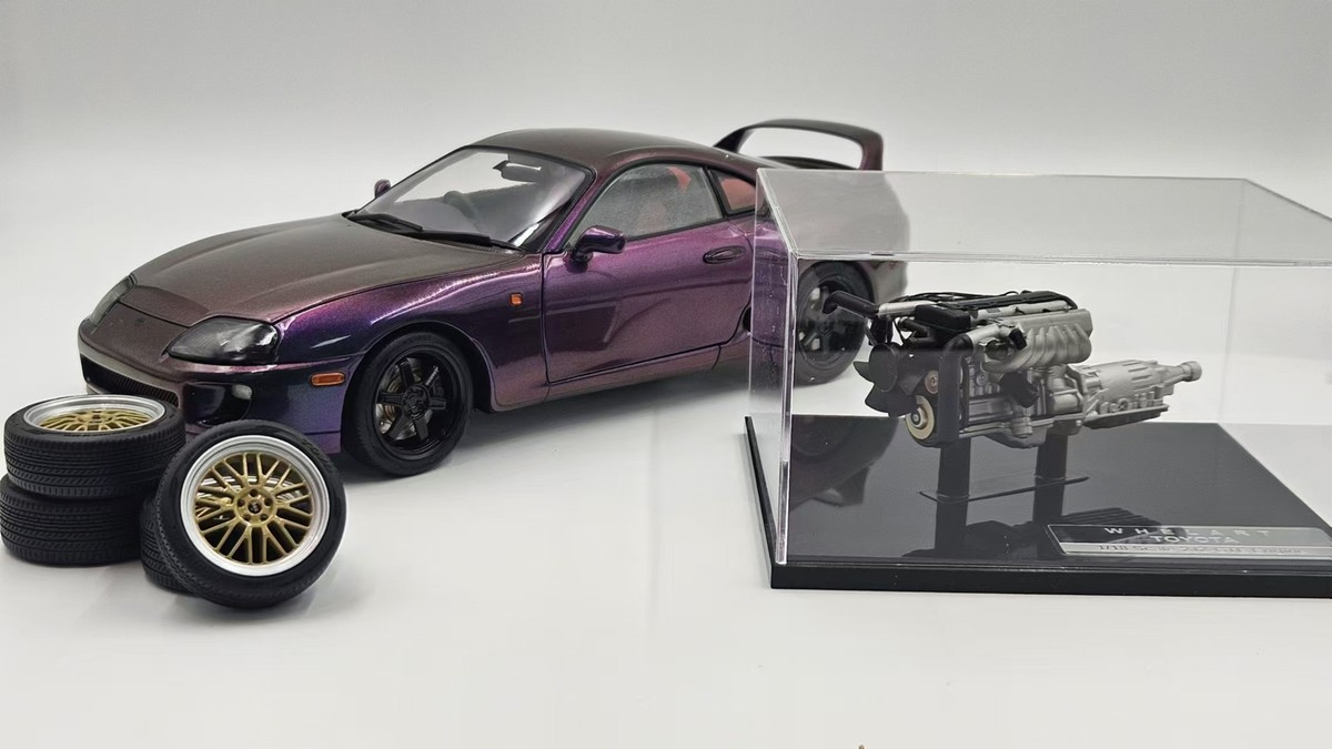 WHELART 1/18 Toyota Supra A80 Full-open type Midnight Purple