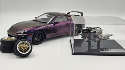 WHELART 1/18 Toyota Supra A80 Full-open type Midnight Purple