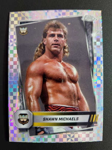 2025 Topps Chrome WWE #188 SHAWN MICHAELS X-FRACTOR - Picture 1 of 2