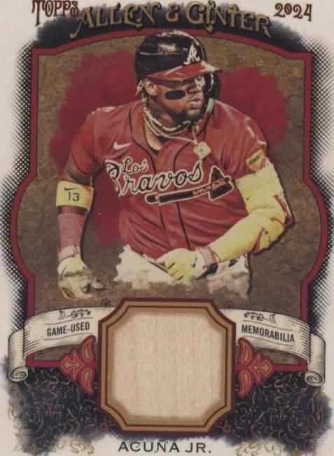 2024 Topps Allen & Ginter - Relics a Ronald Acuña Jr. #AGR-RA (MEM