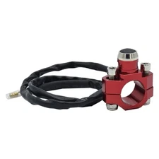 7/8" Aluminum Motorcycle Horn Switch Momentary Button Electric Power Start 12V