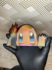 Pokemon Charmander Squirtle Bulbasaur 3D Lenticular Motion Sticker Car Decal