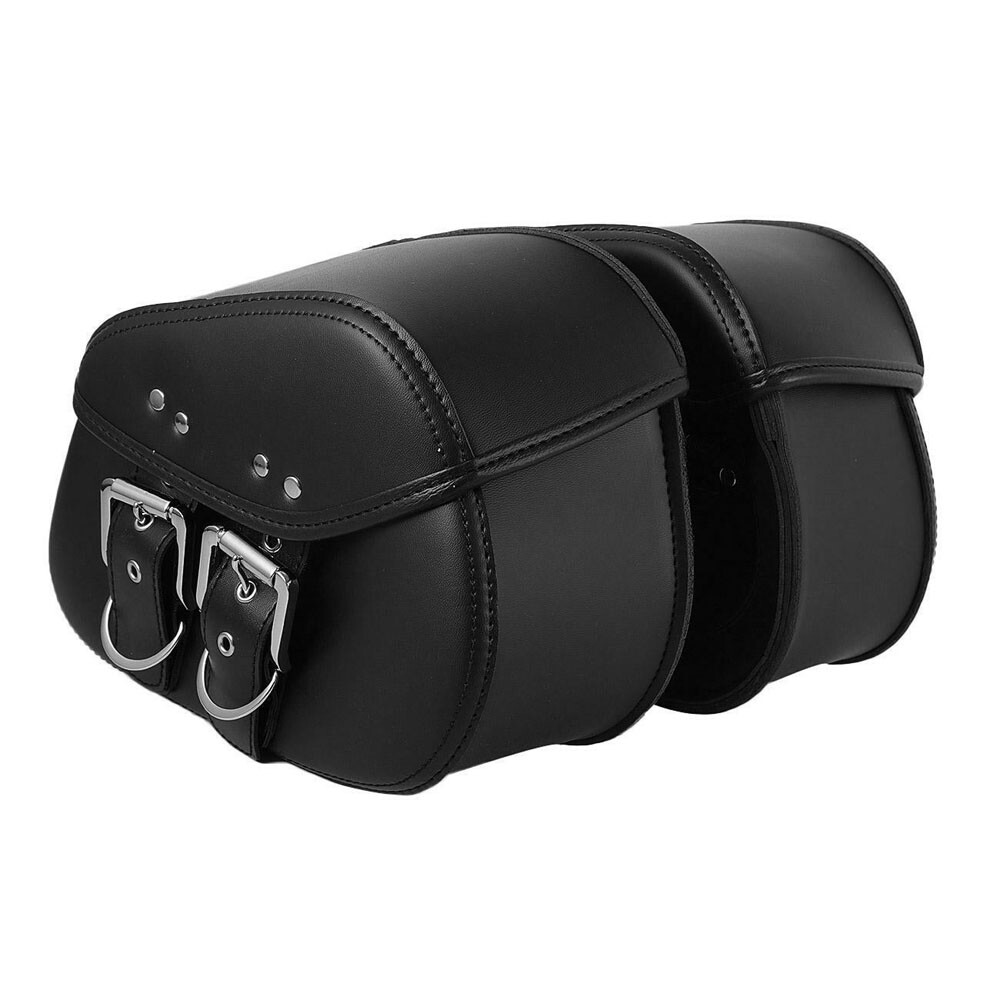 Black Saddle Bags Saddlebag Luggage Bag For Honda VTX1300C VTX1800C VTX