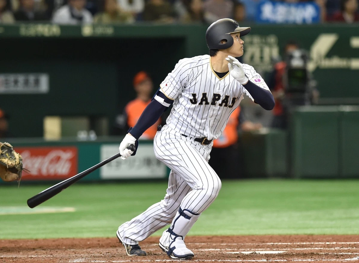 Throwback Shohei Ohtani Japan #16 National Team LARGE Baseball