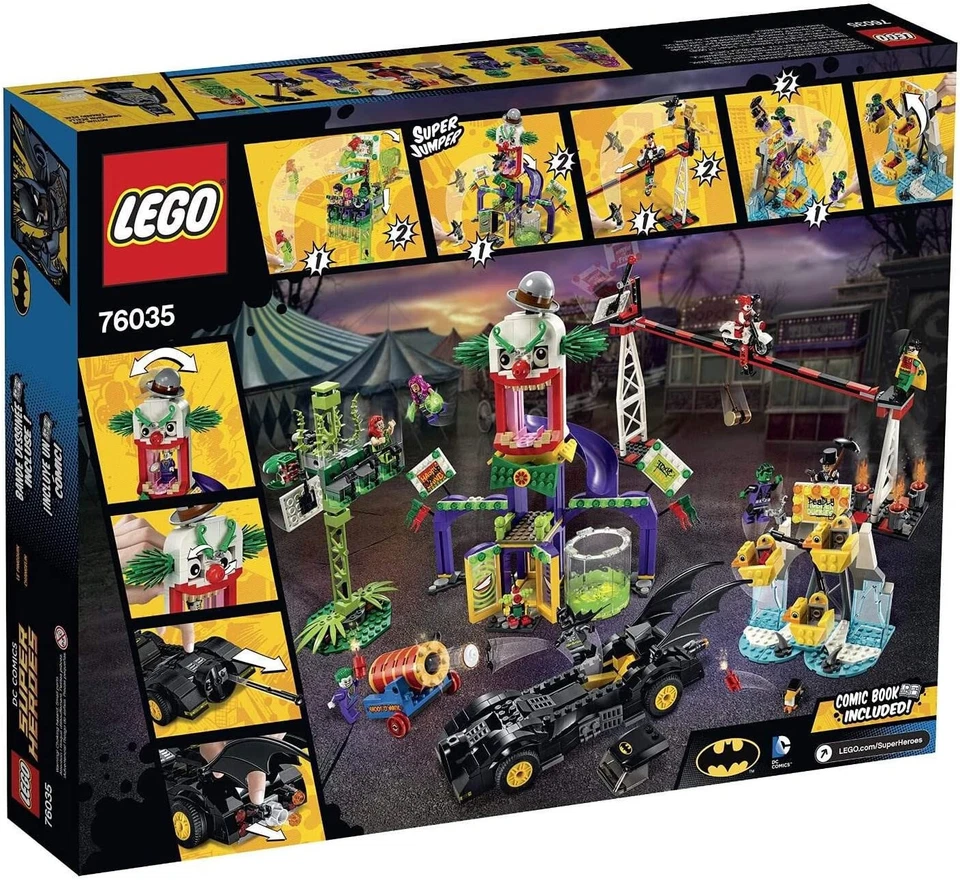 LEGO DC COMICS SUPER HEROES - 76035 - Jokerland - Brand New  Fast Delivery — 第 2/4 张图片