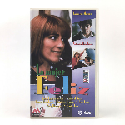 LA MUJER DE TU VIDA serie Carmen Maura Antonio Banderas Diana Peñalver FELIZ VHS