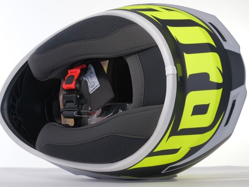 CASCO INTEGRALE MOTO AIROH VALOR WINGS YELLOW MATT - Foto 3 di 4