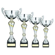 Silver & Gold Multi Sports Trophy Cup Large Dance 4 Sizes Free Engraving AC19-TD