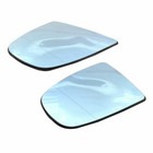 Verre miroir bleus pour motocyclette