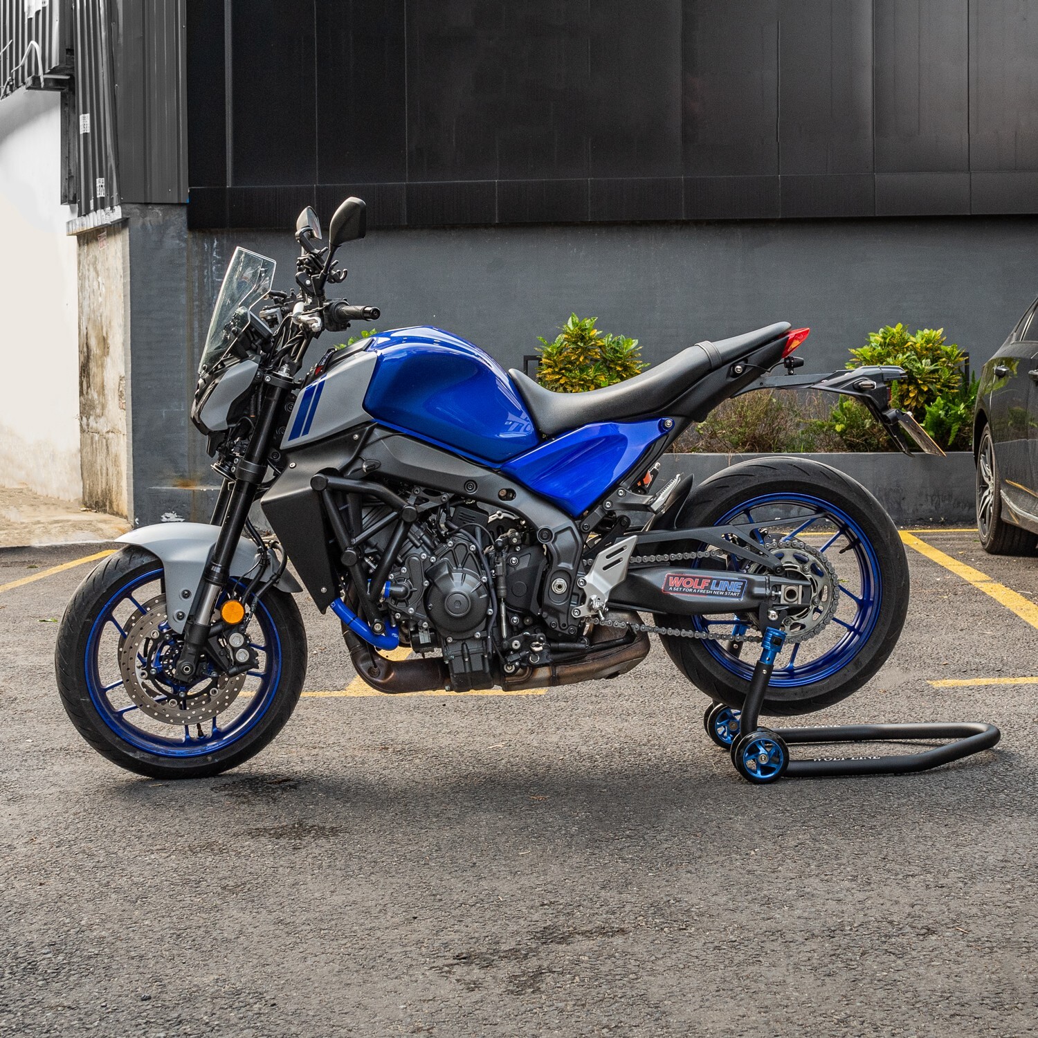 Motorcycle Lifting Frame Support Stand Rear Wheel Lifter Paddock Jacks Swingarm