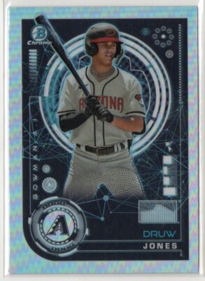 Druw Jones 2024 Bowman Chrome AI Prospect Insert Card #BAI-7