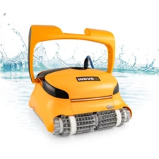 Dolphin Wave 80 Commercial Robotic Pool Cleaner with Caddy For Up to 68 Feet