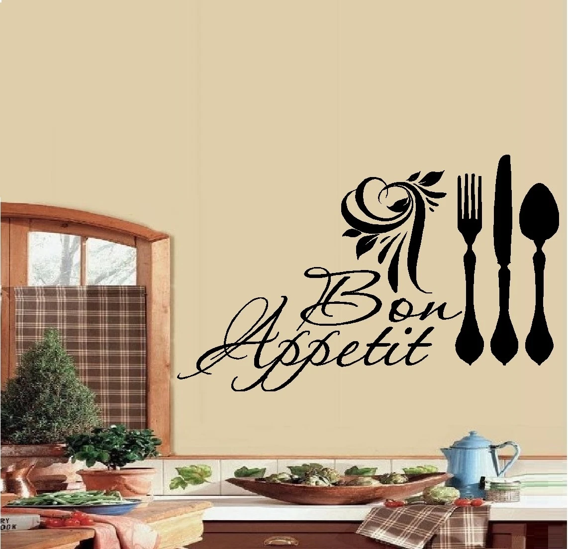 Kitchen wall stickers online deals