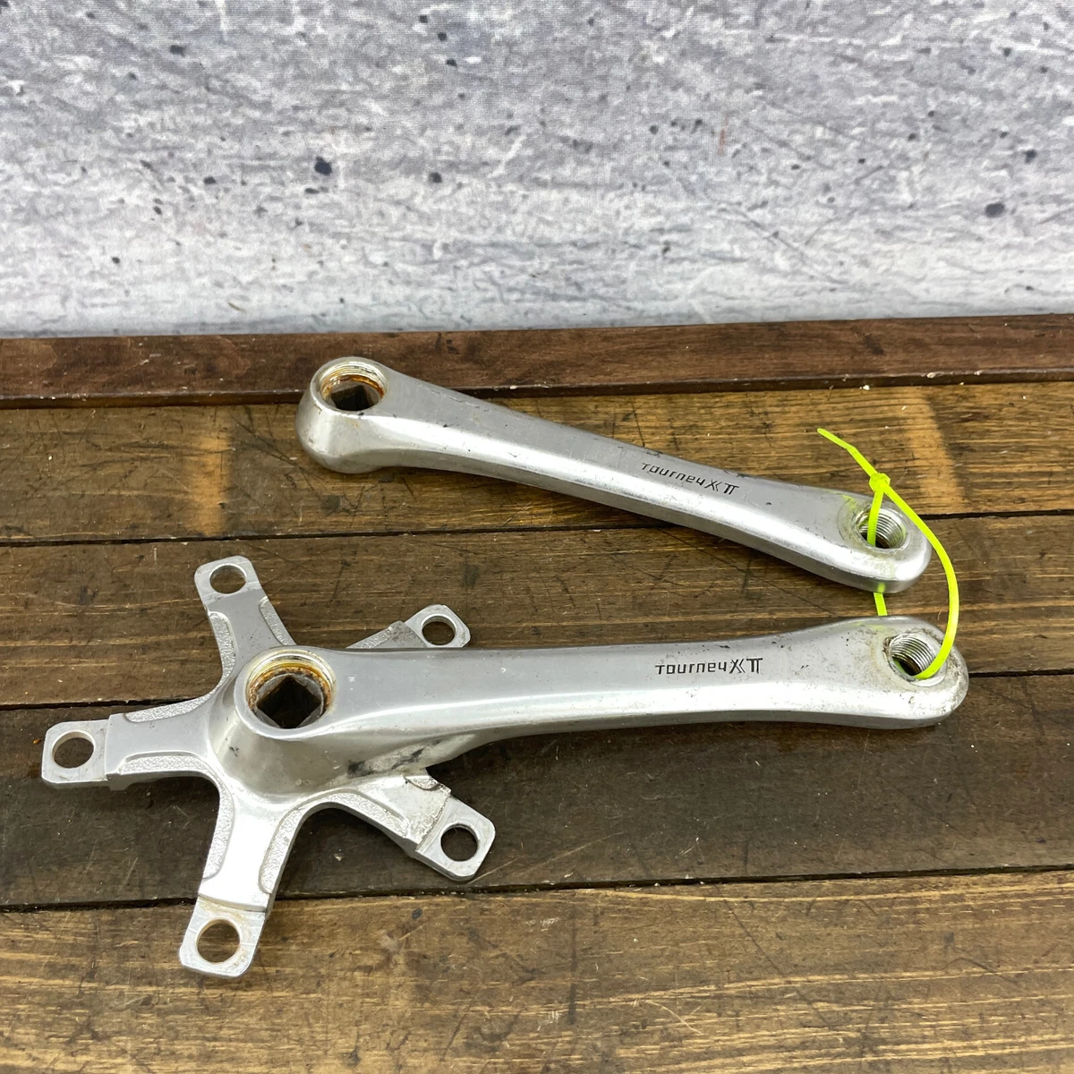 Vintage Takagi Tourney XT Crank Set 175 mm Triple MTB Tour Forged