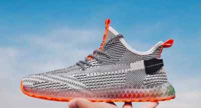 MENS SIZE 9 WOMENS 10 1/2 SHOES 350 V2 STYLE OFF WHITE PEARL ORANGE RAINBOW