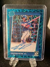 2021 Panini Donruss Optic CHRISTIAN PACHE #rrs-cp RC AUTO /35 atlanta braves