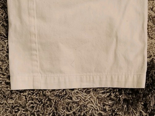 Vintage Y2K Cargo Jeans Newport News Size 6 White Pants - Picture 4 of 9