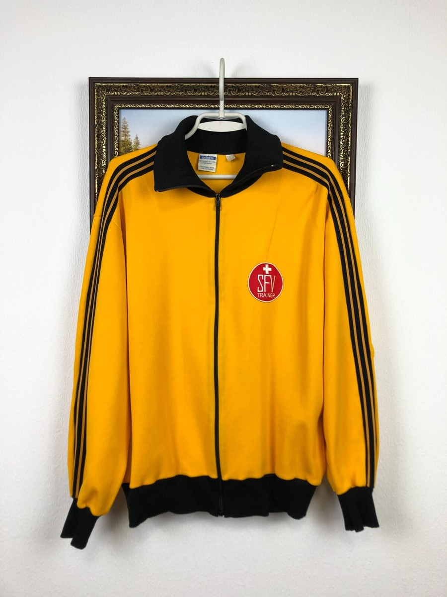 トップス 80s vintage adidas track jersey jacket Vintage 80s adidas Originals Colorblock Trefoil Track Jacket