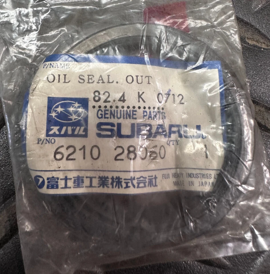 Sello de aceite de rueda trasera Subaru - 621028060 - para Subaru GL, XT y otros Foto 3 de 4