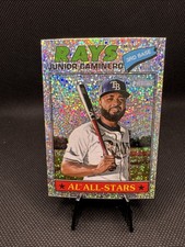 2026 Topps Heritage Silver Sparkle Junior Caminero - Tampa Bay Rays ￼