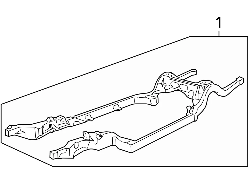 Frame 114.7" Wb Excluding Police Interceptor Fits 03-11 CROWN VICTORIA 2644871 - Изображение 4 из 4