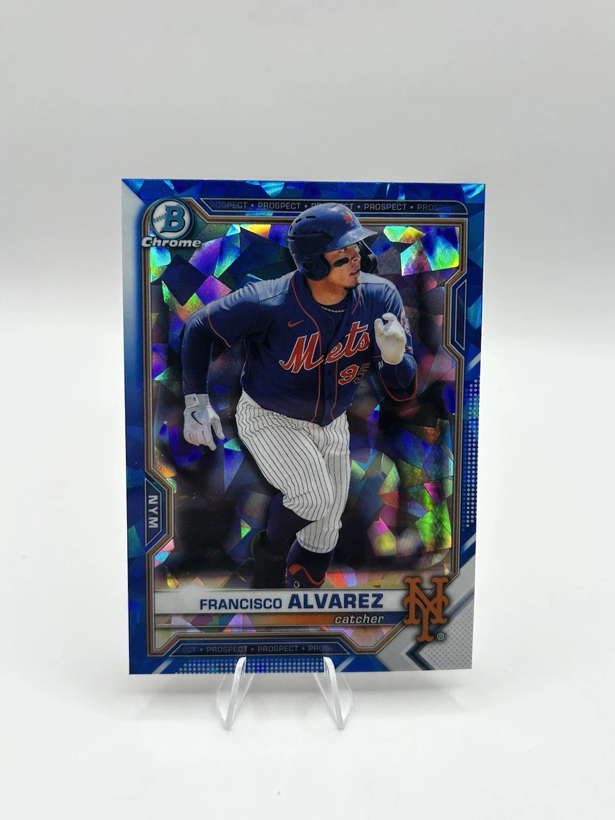 Francisco Alvarez 2021 Bowman Draft Sapphire #BDC-112 New York Mets