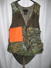 Mossy Oak Obsession Camo Turkey Hunting Vest W/Seat Cushion - Men  XL