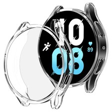 Samsung Galaxy Watch 5 40mm PC Half Pack Protective Case Transparent