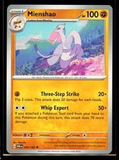 pokemon mienshao card Japanese 050/086 sv11W U TCG variation to centering Chun-Li's Mienshao" | brandneuxink