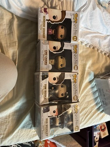 Funko Pop! Harry Potter Lot – Hermione, Cho Chang, Tom Riddle & Ron Weasley