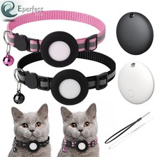 Airtag Dog Cat Collar Holder Case / Bluetooth Mini GPS Location Tracker Device