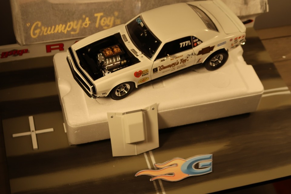 LANE EXACT DETAIL 1:18 GRUMPY'S TOY IV 1968 CAMARO 777 PRO SERIES MODEL ...