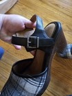 B.O.C Black Plaid Mary Jane's With Short Heel Buckle Strap Size 9 — photo 8