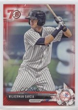 2017 Bowman Prospects Red 70th Anniversary Wilkerman Garcia #BP147 fm0